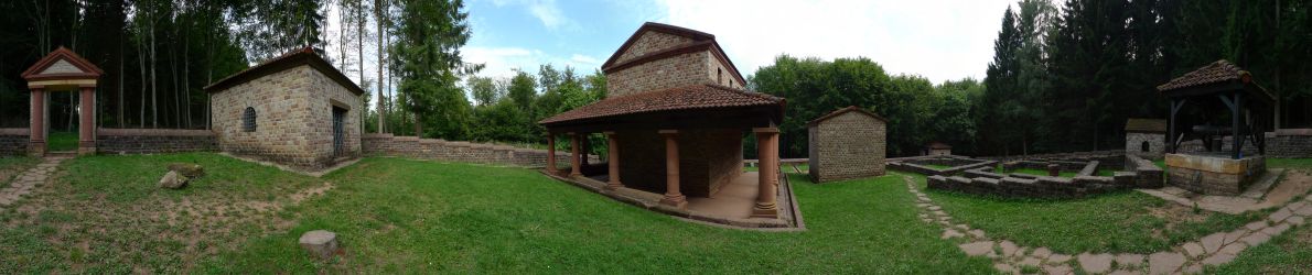 Bild: Panorama des römischen Tempel